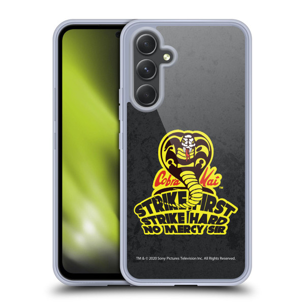 Cobra Kai Graphics 2 Strike Hard Logo Soft Gel Case for Samsung Galaxy A54 5G