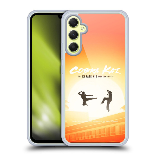 Cobra Kai Graphics Karate Kid Saga Soft Gel Case for Samsung Galaxy A34 5G