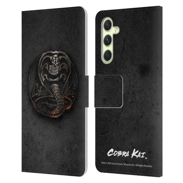 Cobra Kai Graphics Metal Logo Leather Book Wallet Case Cover For Samsung Galaxy A54 5G