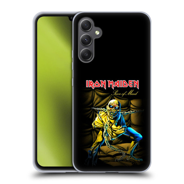 Iron Maiden Album Covers Piece Of Mind Soft Gel Case for Samsung Galaxy A34 5G