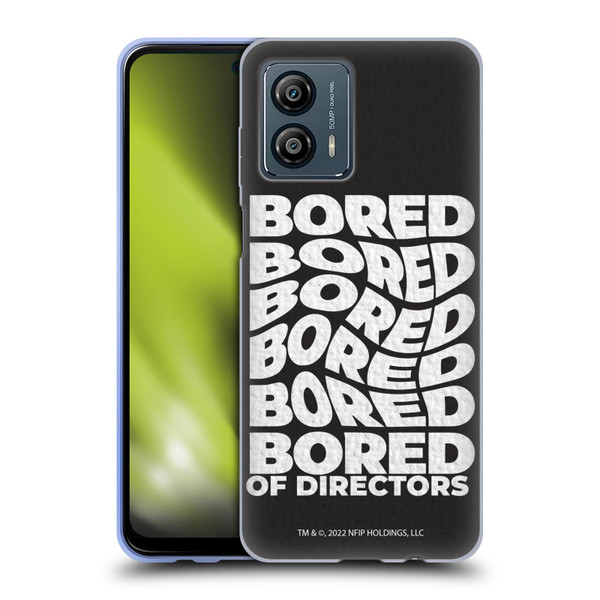 Bored of Directors Graphics Bored Soft Gel Case for Motorola Moto G53 5G