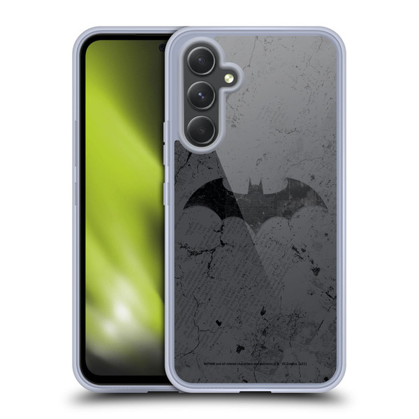 Batman DC Comics Hush Logo Distressed Soft Gel Case for Samsung Galaxy A54 5G