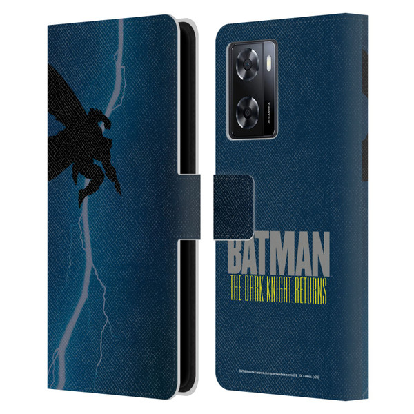 Batman DC Comics Famous Comic Book Covers The Dark Knight Returns Leather Book Wallet Case Cover For OPPO A57s