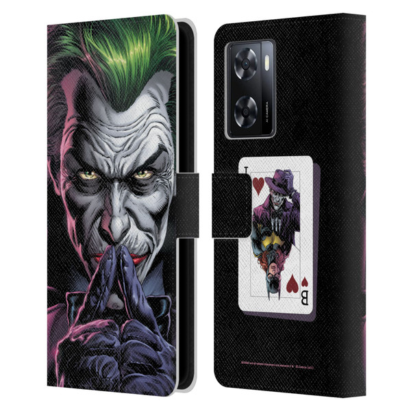 Batman DC Comics Three Jokers The Criminal Leather Book Wallet Case Cover For OPPO A57s