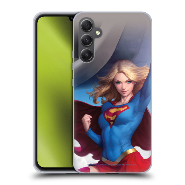 Superman DC Comics Supergirl Comic Art #12 Variant Soft Gel Case for Samsung Galaxy A34 5G