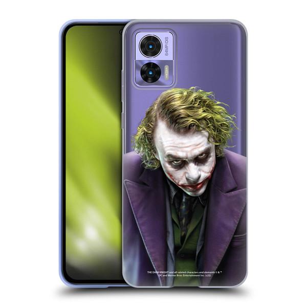 The Dark Knight Character Art Joker Soft Gel Case for Motorola Edge 30 Neo 5G