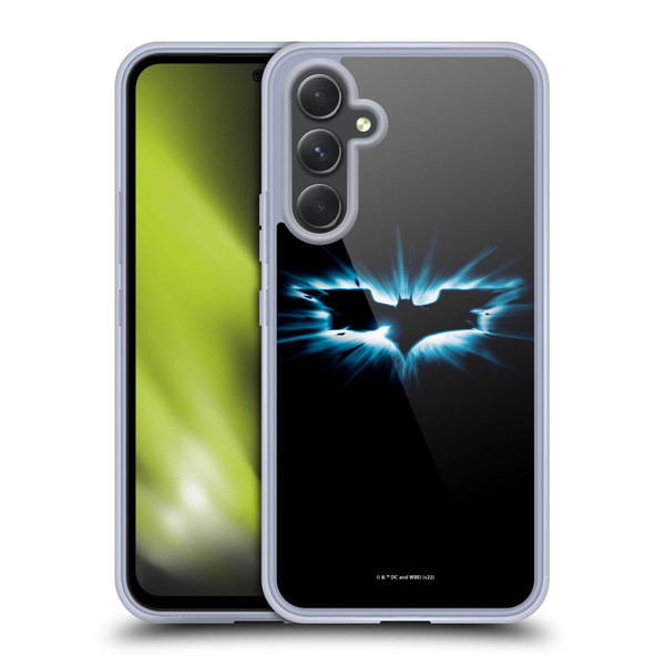 The Dark Knight Graphics Logo Black Soft Gel Case for Samsung Galaxy A54 5G