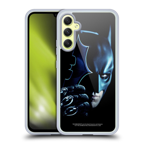 The Dark Knight Key Art Batman Batarang Soft Gel Case for Samsung Galaxy A34 5G