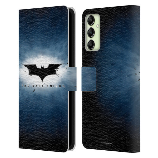 The Dark Knight Graphics Logo Leather Book Wallet Case Cover For Samsung Galaxy A14 5G