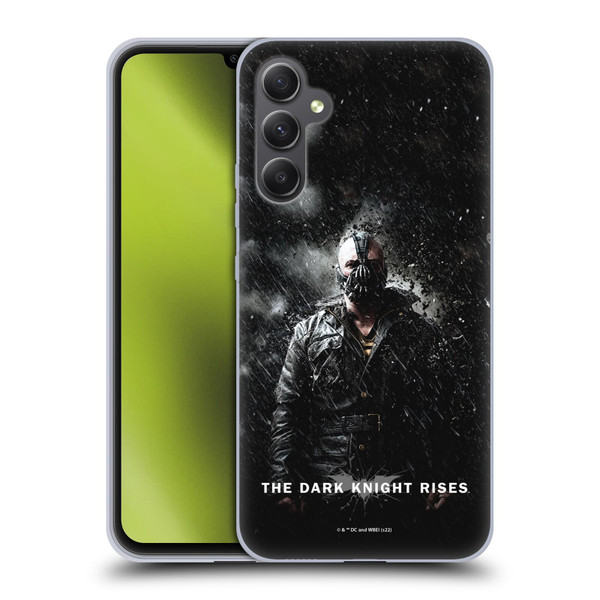 The Dark Knight Rises Key Art Bane Rain Poster Soft Gel Case for Samsung Galaxy A34 5G