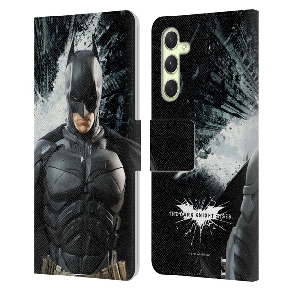 The Dark Knight Rises Character Art Batman Leather Book Wallet Case Cover For Samsung Galaxy A54 5G