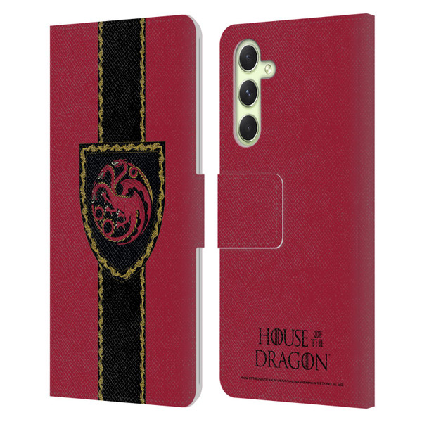 House Of The Dragon: Television Series Graphics Shield Leather Book Wallet Case Cover For Samsung Galaxy A54 5G