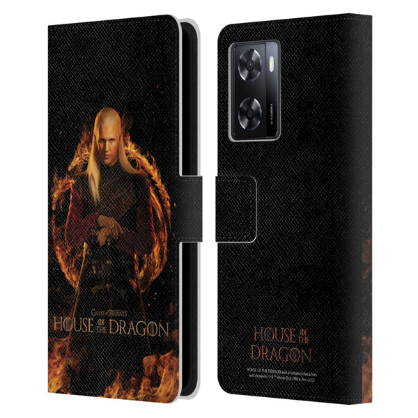 House Of The Dragon: Television Series Key Art Daemon Leather Book Wallet Case Cover For OPPO A57s