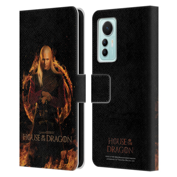 House Of The Dragon: Television Series Key Art Daemon Leather Book Wallet Case Cover For Xiaomi 12 Lite