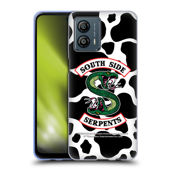 Riverdale South Side Serpents Cow Logo Soft Gel Case for Motorola Moto G53 5G