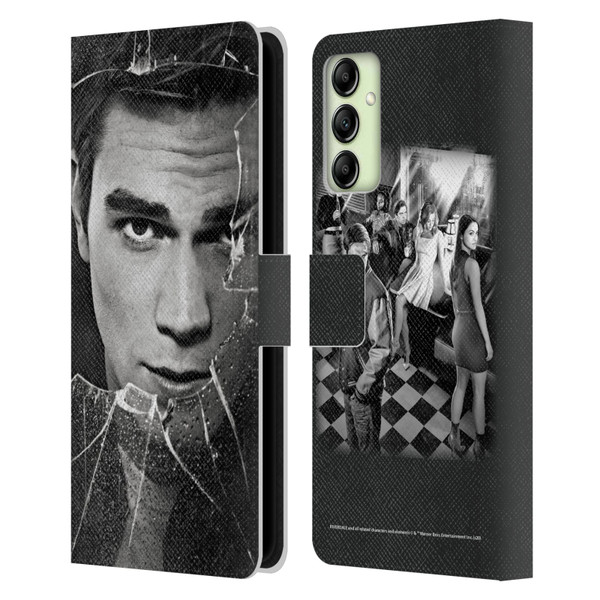 Riverdale Broken Glass Portraits Archie Andrews Leather Book Wallet Case Cover For Samsung Galaxy A14 5G