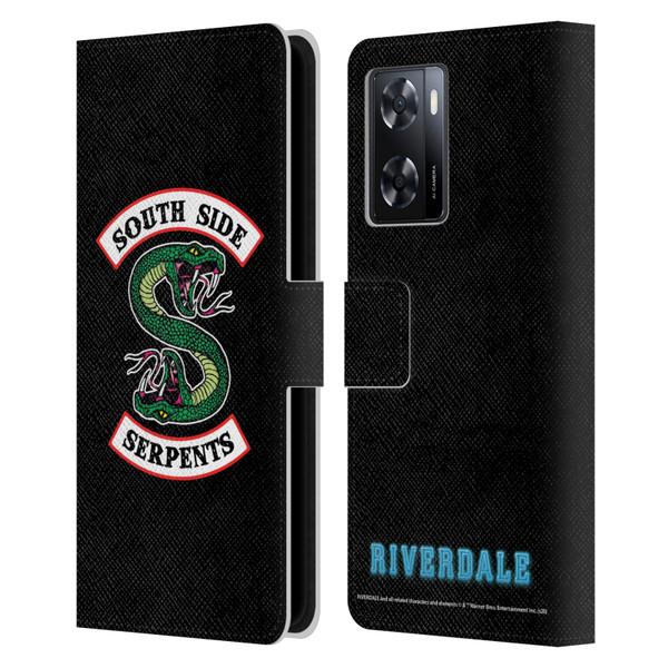 Riverdale Graphic Art South Side Serpents Leather Book Wallet Case Cover For OPPO A57s