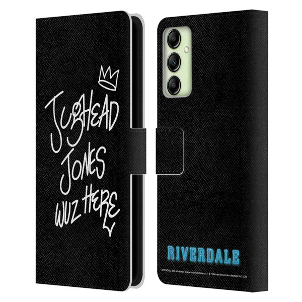 Riverdale Graphic Art Jughead Wuz Here Leather Book Wallet Case Cover For Samsung Galaxy A14 5G