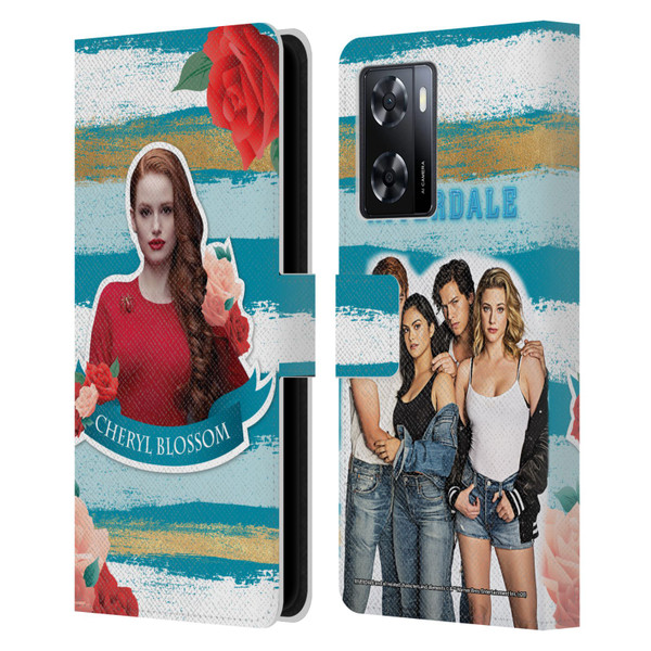 Riverdale Graphics Cheryl Blossom Leather Book Wallet Case Cover For OPPO A57s