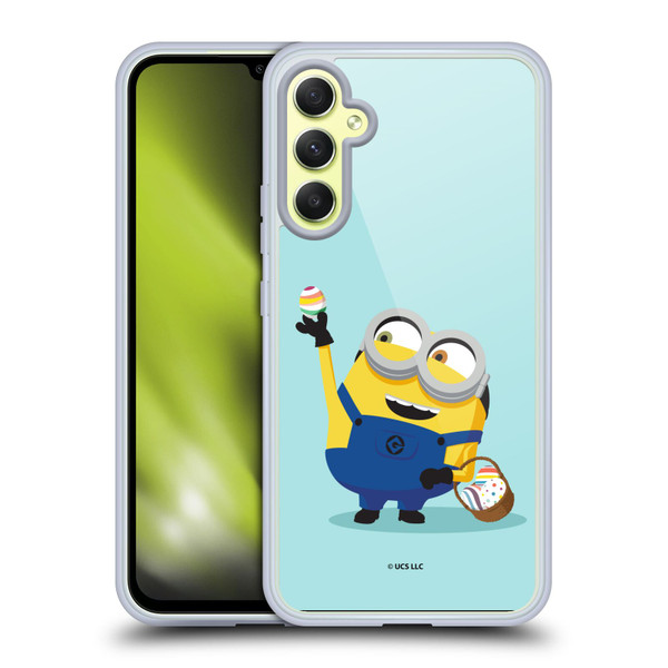 Minions Rise of Gru(2021) Easter 2021 Bob Egg Hunt Soft Gel Case for Samsung Galaxy A34 5G