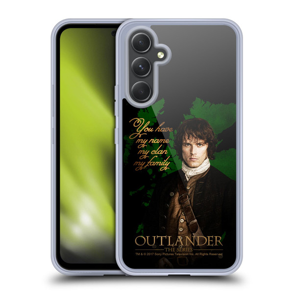 Outlander Portraits Jamie Soft Gel Case for Samsung Galaxy A54 5G