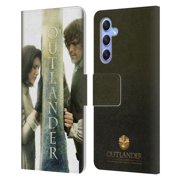 Outlander Key Art Season 3 Poster Leather Book Wallet Case Cover For Samsung Galaxy A34 5G