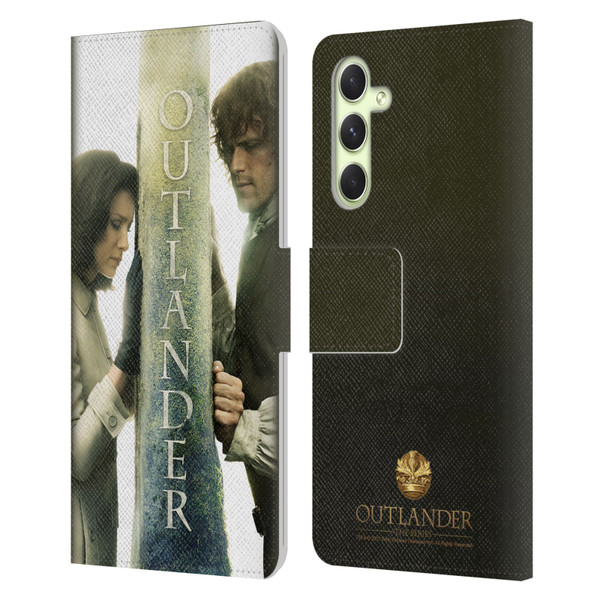 Outlander Key Art Season 3 Poster Leather Book Wallet Case Cover For Samsung Galaxy A54 5G