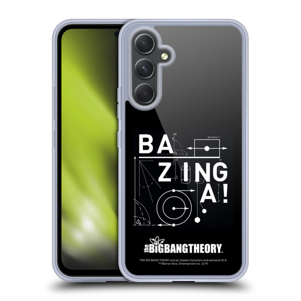 The Big Bang Theory Bazinga Physics Soft Gel Case for Samsung Galaxy A54 5G