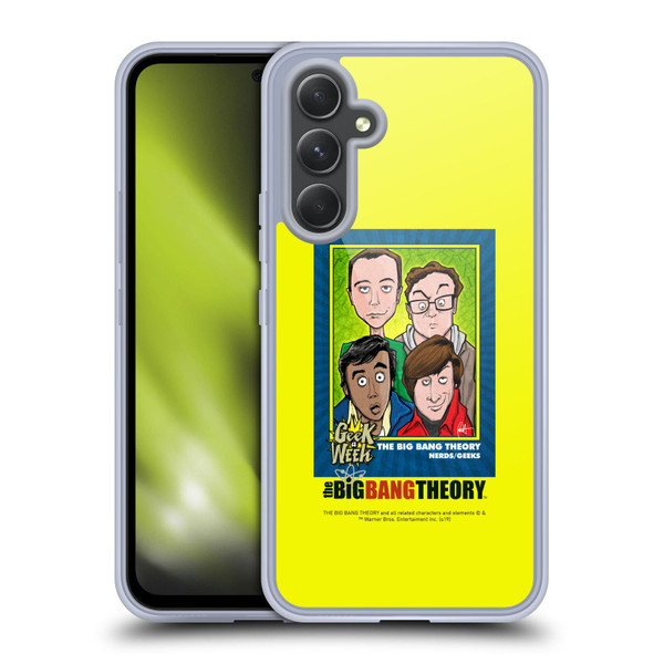 The Big Bang Theory Graphics Arts 2 Poster Soft Gel Case for Samsung Galaxy A54 5G