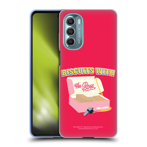 Ted Lasso Season 1 Graphics Biscuits With The Boss Soft Gel Case for Motorola Moto G Stylus 5G (2022)