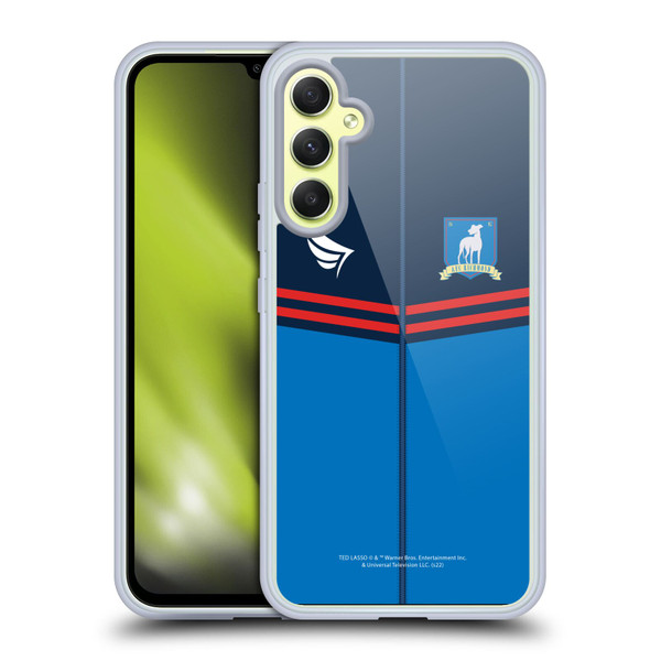 Ted Lasso Season 1 Graphics Jacket Soft Gel Case for Samsung Galaxy A34 5G