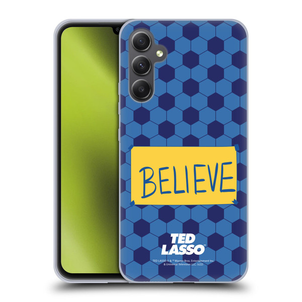 Ted Lasso Season 1 Graphics Believe Soft Gel Case for Samsung Galaxy A34 5G