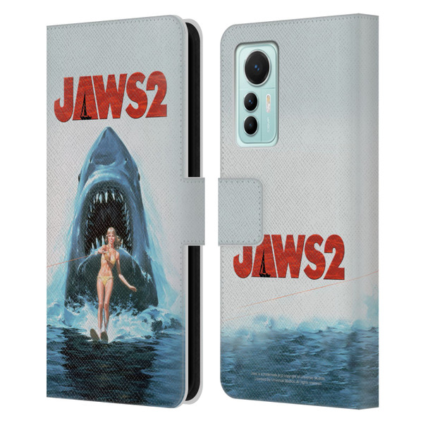 Jaws II Key Art Wakeboarding Poster Leather Book Wallet Case Cover For Xiaomi 12 Lite