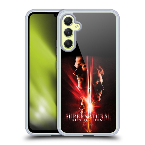 Supernatural Key Art Sam, Dean & Castiel Soft Gel Case for Samsung Galaxy A34 5G
