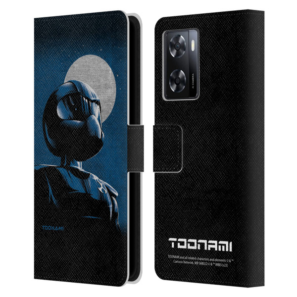 Toonami Graphics Character Art Leather Book Wallet Case Cover For OPPO A57s