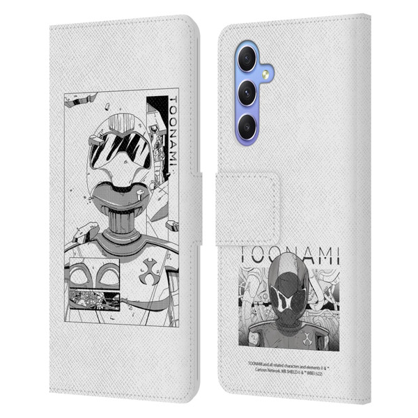 Toonami Graphics Comic Leather Book Wallet Case Cover For Samsung Galaxy A34 5G