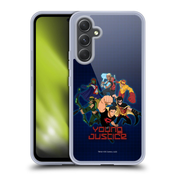 Young Justice Graphics Group Soft Gel Case for Samsung Galaxy A54 5G