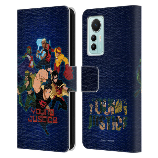 Young Justice Graphics Group Leather Book Wallet Case Cover For Xiaomi 12 Lite