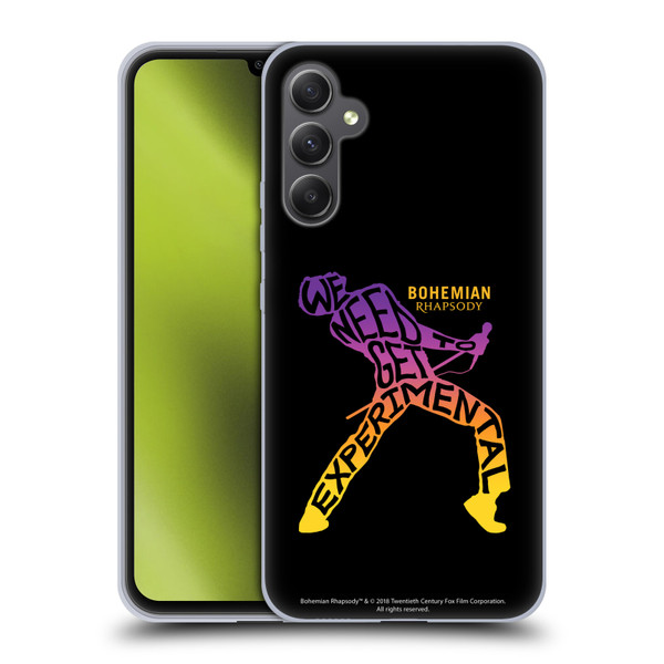 Queen Bohemian Rhapsody Experimental Quote Soft Gel Case for Samsung Galaxy A34 5G