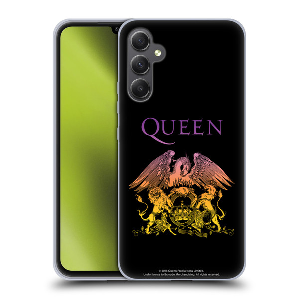 Queen Bohemian Rhapsody Logo Crest Soft Gel Case for Samsung Galaxy A34 5G