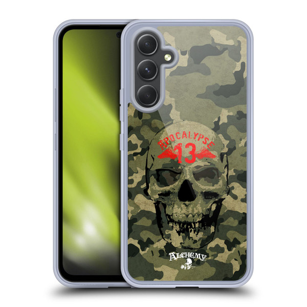 Alchemy Gothic Skull Camo Skull Soft Gel Case for Samsung Galaxy A54 5G