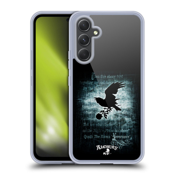 Alchemy Gothic Wing Nevermore Soft Gel Case for Samsung Galaxy A54 5G