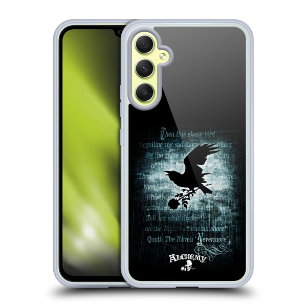 Alchemy Gothic Wing Nevermore Soft Gel Case for Samsung Galaxy A34 5G