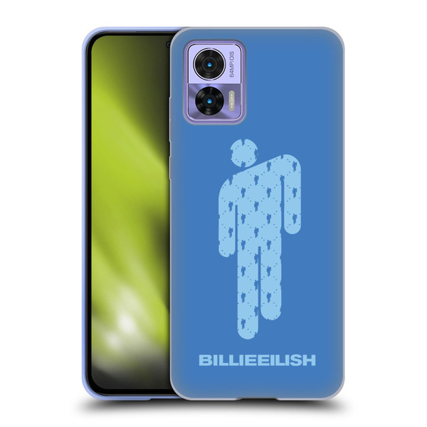 Billie Eilish Key Art Blohsh Blue Soft Gel Case for Motorola Edge 30 Neo 5G