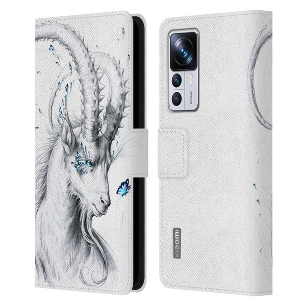 Jonas "JoJoesArt" Jödicke Wildlife Capricorn Leather Book Wallet Case Cover For Xiaomi 12T Pro