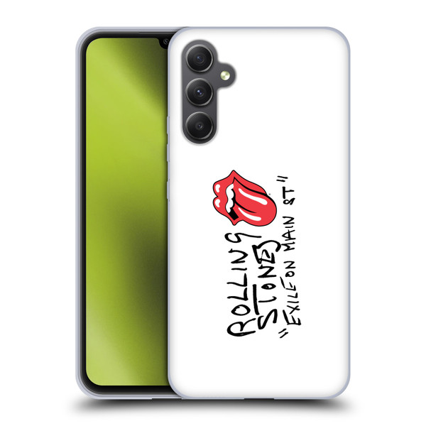 The Rolling Stones Albums Exile On Main St. Soft Gel Case for Samsung Galaxy A34 5G