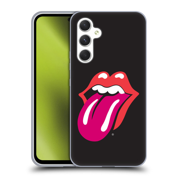The Rolling Stones Graphics Pink Tongue Soft Gel Case for Samsung Galaxy A54 5G