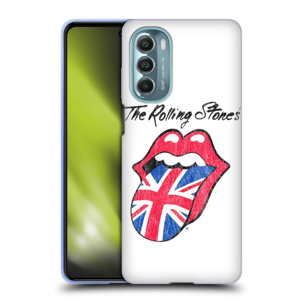 The Rolling Stones Key Art UK Tongue Soft Gel Case for Motorola Moto G Stylus 5G (2022)