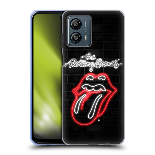The Rolling Stones Licks Collection Neon Soft Gel Case for Motorola Moto G53 5G