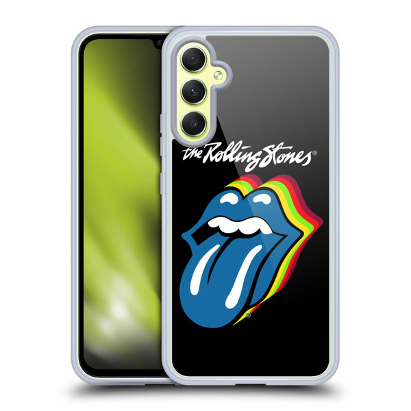 The Rolling Stones Licks Collection Pop Art 2 Soft Gel Case for Samsung Galaxy A34 5G